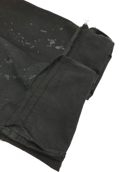 【現状渡し品】【メンズ】 INNOCENCE NYC イノセンス ニューヨーク LEATHER PATCH DENIM PANTS INLPDM01 レザーパットワークデニムパンツ ジーンズ 153-250618-hi-18-tag カラー：ブラック 万代Net店