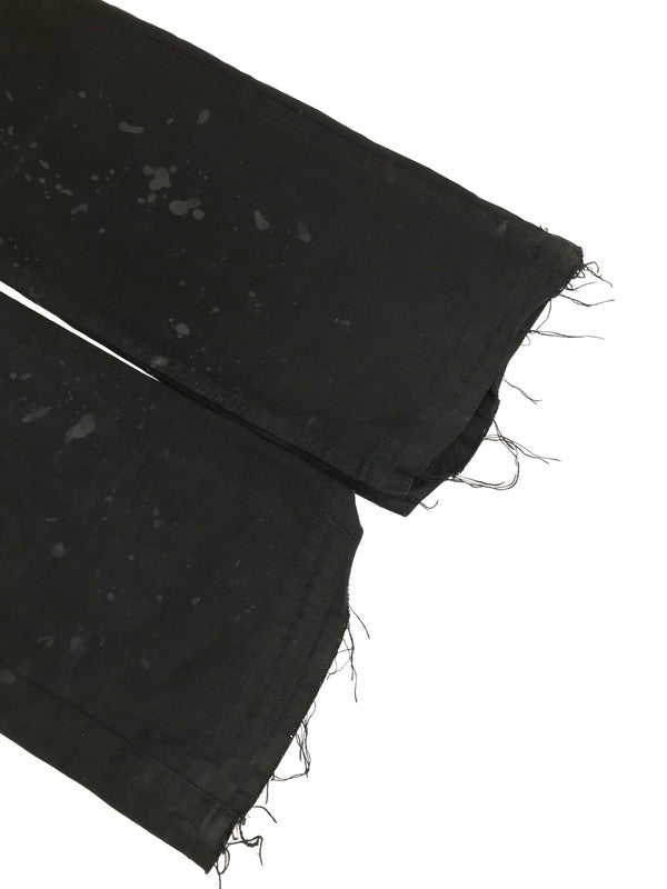 【現状渡し品】【メンズ】 INNOCENCE NYC イノセンス ニューヨーク LEATHER PATCH DENIM PANTS INLPDM01 レザーパットワークデニムパンツ ジーンズ 153-250618-hi-18-tag カラー：ブラック 万代Net店