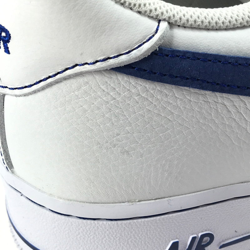 【中古美品】【メンズ】 NIKE ナイキ AIR FORCE 1 07 LV8 HQ2037-100 エアフォース 1 07 LV8 ブルーステッチ スニーカー 靴 160-250512-hi-06-tag サイズ：30.5cm US 12.5 カラー：WHITE/BLUE 万代Net店