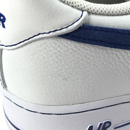 【中古美品】【メンズ】 NIKE ナイキ AIR FORCE 1 07 LV8 HQ2037-100 エアフォース 1 07 LV8 ブルーステッチ スニーカー 靴 160-250512-hi-06-tag サイズ：30.5cm US 12.5 カラー：WHITE/BLUE 万代Net店