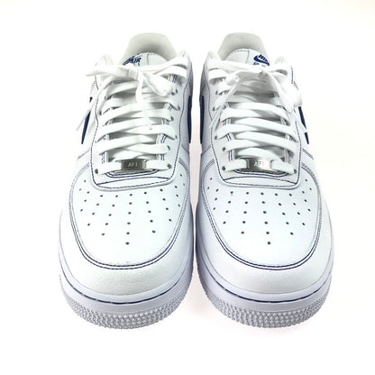 【中古美品】【メンズ】 NIKE ナイキ AIR FORCE 1 07 LV8 HQ2037-100 エアフォース 1 07 LV8 ブルーステッチ スニーカー 靴 160-250512-hi-06-tag サイズ：30.5cm US 12.5 カラー：WHITE/BLUE 万代Net店