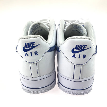 【中古美品】【メンズ】 NIKE ナイキ AIR FORCE 1 07 LV8 HQ2037-100 エアフォース 1 07 LV8 ブルーステッチ スニーカー 靴 160-250512-hi-06-tag サイズ：30.5cm US 12.5 カラー：WHITE/BLUE 万代Net店