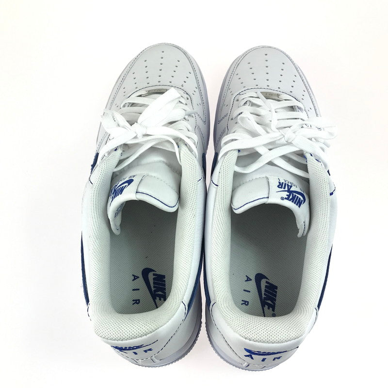 【中古美品】【メンズ】 NIKE ナイキ AIR FORCE 1 07 LV8 HQ2037-100 エアフォース 1 07 LV8 ブルーステッチ スニーカー 靴 160-250512-hi-06-tag サイズ：30.5cm US 12.5 カラー：WHITE/BLUE 万代Net店