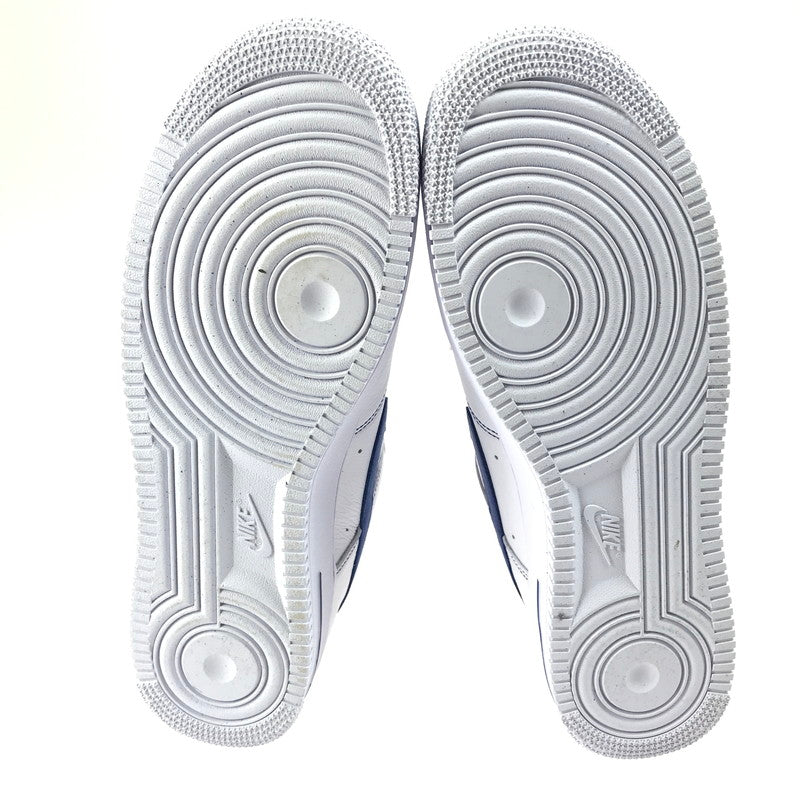 【中古美品】【メンズ】 NIKE ナイキ AIR FORCE 1 07 LV8 HQ2037-100 エアフォース 1 07 LV8 ブルーステッチ スニーカー 靴 160-250512-hi-06-tag サイズ：30.5cm US 12.5 カラー：WHITE/BLUE 万代Net店