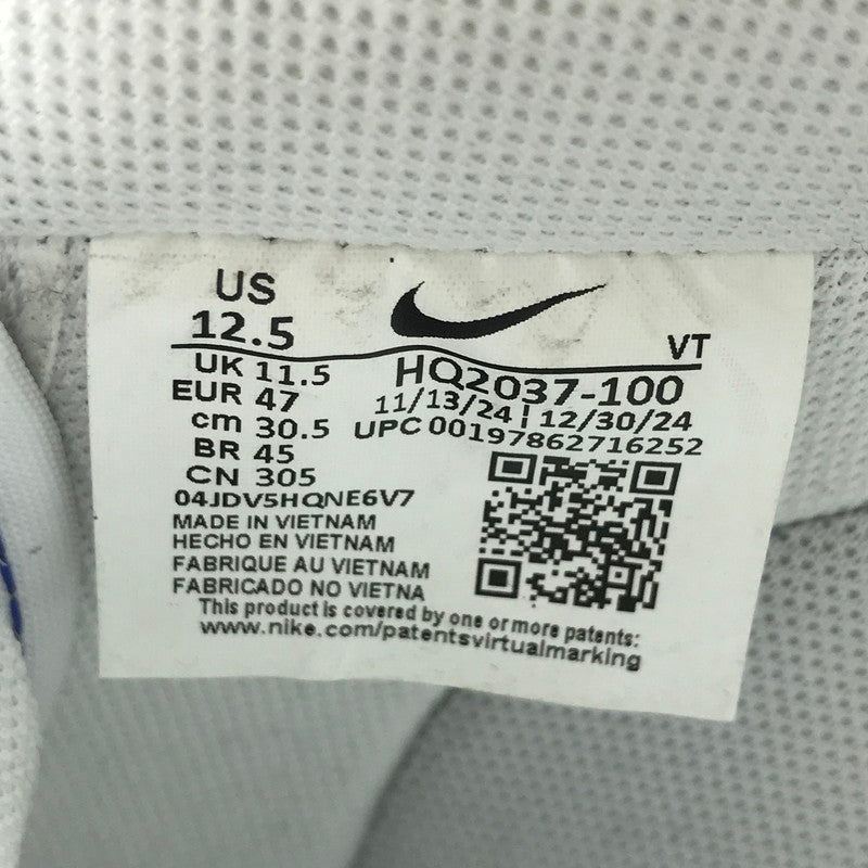 【中古美品】【メンズ】 NIKE ナイキ AIR FORCE 1 07 LV8 HQ2037-100 エアフォース 1 07 LV8 ブルーステッチ スニーカー 靴 160-250512-hi-06-tag サイズ：30.5cm US 12.5 カラー：WHITE/BLUE 万代Net店