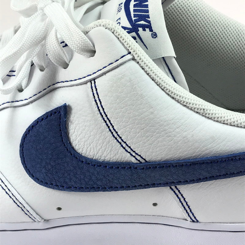 【中古美品】【メンズ】 NIKE ナイキ AIR FORCE 1 07 LV8 HQ2037-100 エアフォース 1 07 LV8 ブルーステッチ スニーカー 靴 160-250512-hi-06-tag サイズ：30.5cm US 12.5 カラー：WHITE/BLUE 万代Net店