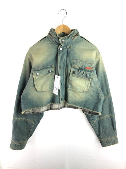 【中古美品】【メンズ】 MARTINE ROSE マーティン ローズ 24AW CUT DENIM JACKET 236WD02501 24年秋冬 カット デニム ジャケット アウター 141-251225-rt-17-tag サイズ：XS カラー：インディゴ 万代Net店