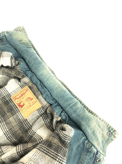 【中古美品】【メンズ】 MARTINE ROSE マーティン ローズ 24AW CUT DENIM JACKET 236WD02501 24年秋冬 カット デニム ジャケット アウター 141-251225-rt-17-tag サイズ：XS カラー：インディゴ 万代Net店