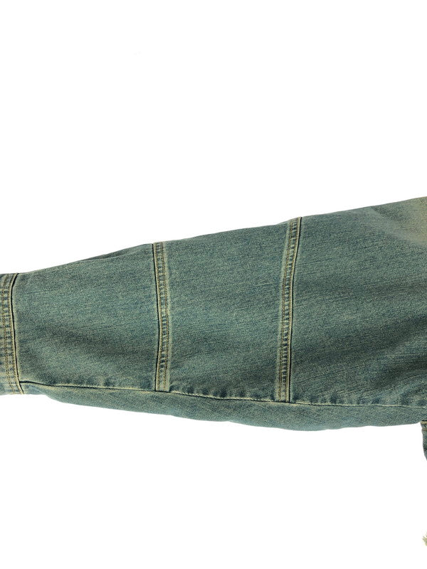 【中古美品】【メンズ】 MARTINE ROSE マーティン ローズ 24AW CUT DENIM JACKET 236WD02501 24年秋冬 カット デニム ジャケット アウター 141-251225-rt-17-tag サイズ：XS カラー：インディゴ 万代Net店