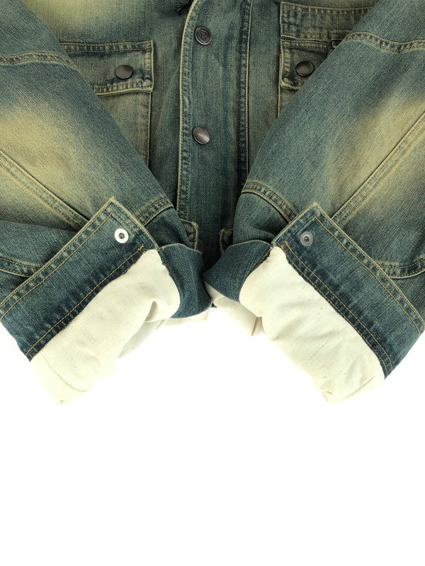 【中古美品】【メンズ】 MARTINE ROSE マーティン ローズ 24AW CUT DENIM JACKET 236WD02501 24年秋冬 カット デニム ジャケット アウター 141-251225-rt-17-tag サイズ：XS カラー：インディゴ 万代Net店