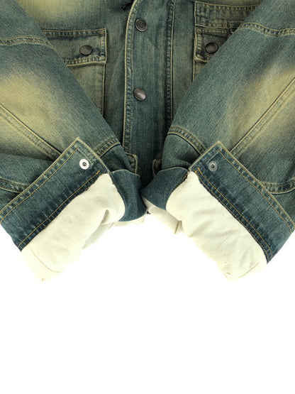 【中古美品】【メンズ】 MARTINE ROSE マーティン ローズ 24AW CUT DENIM JACKET 236WD02501 24年秋冬 カット デニム ジャケット アウター 141-251225-rt-17-tag サイズ：XS カラー：インディゴ 万代Net店