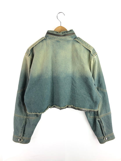 【中古美品】【メンズ】 MARTINE ROSE マーティン ローズ 24AW CUT DENIM JACKET 236WD02501 24年秋冬 カット デニム ジャケット アウター 141-251225-rt-17-tag サイズ：XS カラー：インディゴ 万代Net店