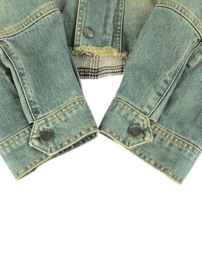 【中古美品】【メンズ】 MARTINE ROSE マーティン ローズ 24AW CUT DENIM JACKET 236WD02501 24年秋冬 カット デニム ジャケット アウター 141-251225-rt-17-tag サイズ：XS カラー：インディゴ 万代Net店