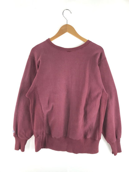 【中古品】【メンズ】 Champion チャンピオン 90S USA製 REVERSE WEAVE SWEATSHIRT "MASSACHUSETTS" 90年代 アメリカ製 リバースウィーブ スウェットシャツ "マサチューセッツ" トレーナー トップス 146-250515-ki-05-tag サイズ：L カラー：バーガンディー 万代Net店