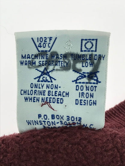 【中古品】【メンズ】 Champion チャンピオン 90S USA製 REVERSE WEAVE SWEATSHIRT "MASSACHUSETTS" 90年代 アメリカ製 リバースウィーブ スウェットシャツ "マサチューセッツ" トレーナー トップス 146-250515-ki-05-tag サイズ：L カラー：バーガンディー 万代Net店