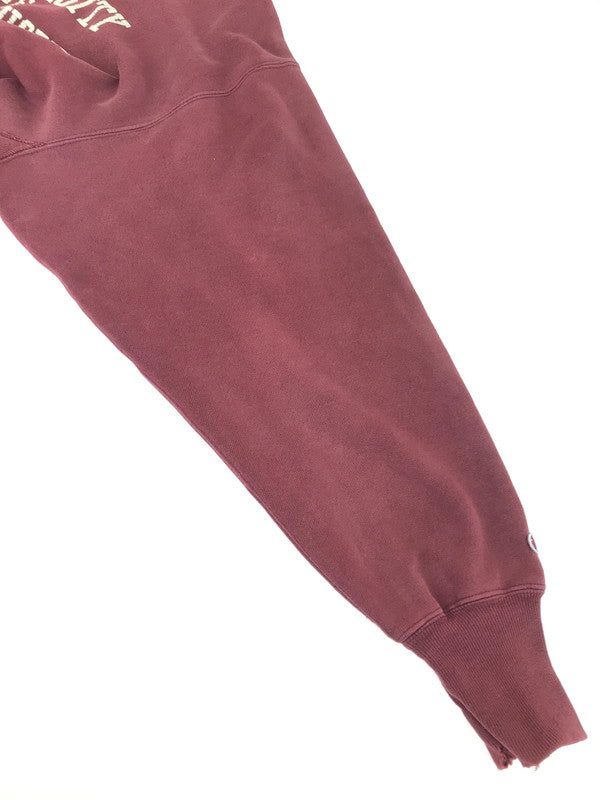 【中古品】【メンズ】 Champion チャンピオン 90S USA製 REVERSE WEAVE SWEATSHIRT "MASSACHUSETTS" 90年代 アメリカ製 リバースウィーブ スウェットシャツ "マサチューセッツ" トレーナー トップス 146-250515-ki-05-tag サイズ：L カラー：バーガンディー 万代Net店