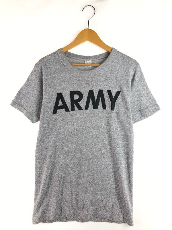 【中古品】【メンズ】 Champion チャンピオン 80's ARMY S/S TEE 80年代 アーミー Tシャツ 半袖Tシャツ トリコタグ USA製 146-250809-na-02-tag サイズ：M カラー：グレー 万代Net店