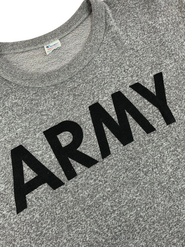 【中古品】【メンズ】 Champion チャンピオン 80's ARMY S/S TEE 80年代 アーミー Tシャツ 半袖Tシャツ トリコタグ USA製 146-250809-na-02-tag サイズ：M カラー：グレー 万代Net店