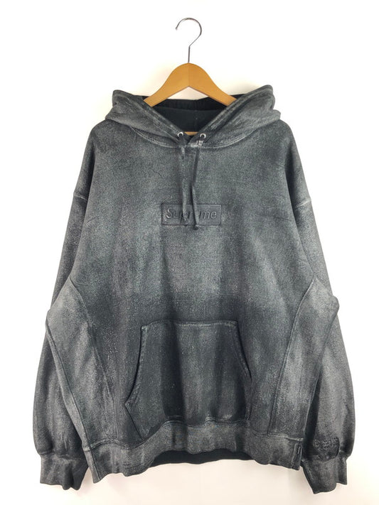 【中古品】【メンズ】 Supreme シュプリーム × エムエムシックス コラボ メゾンマルジェラ FOIL BOX LOGO HOODED SWEATSHIRT フォイルボックスロゴ フーディー スウェットシャツ パーカー 149-250808-hi-08-tag サイズ：XL カラー：ブラック 万代Net店