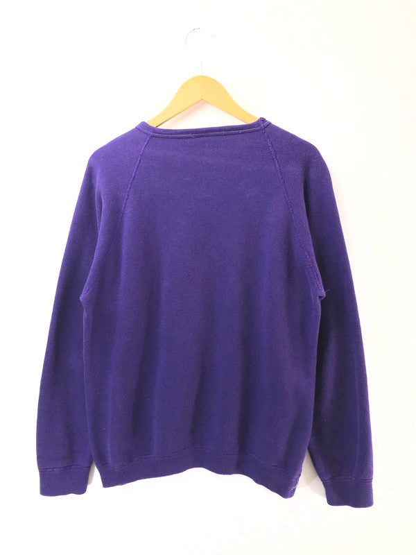 【中古品】【メンズ】 USED ユーズド 70's～80's LAVAL SWEAT SHIRT 70～80年代 カレッジ3段 ラグラン スウェット シャツ トレーナー トップス 146-260508-ty-01-tag サイズ：不明 下記参照 カラー：パープル 万代Net店