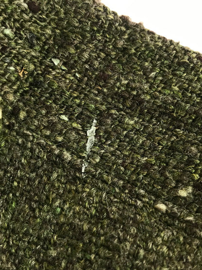 【現状渡し品】【メンズ】 EURO VINTAGE ユーロ ヴィンテージ 40'S-50'S ネップカスリ柄 ボタンフライ スラックスパンツ ボトムス 157-250907-na-18-tag サイズ：表記サイズなし 下記参照 カラー：カーキ系 万代Net店