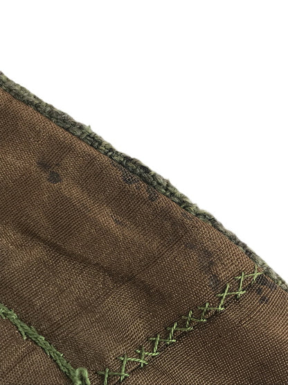 【現状渡し品】【メンズ】 EURO VINTAGE ユーロ ヴィンテージ 40'S-50'S ネップカスリ柄 ボタンフライ スラックスパンツ ボトムス 157-250907-na-18-tag サイズ：表記サイズなし 下記参照 カラー：カーキ系 万代Net店