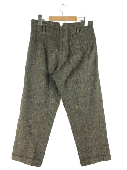 【現状渡し品】【メンズ】 EURO VINTAGE ユーロ ヴィンテージ 40'S-50'S ネップカスリ柄 ボタンフライ スラックスパンツ ボトムス 157-250907-na-18-tag サイズ：表記サイズなし 下記参照 カラー：カーキ系 万代Net店