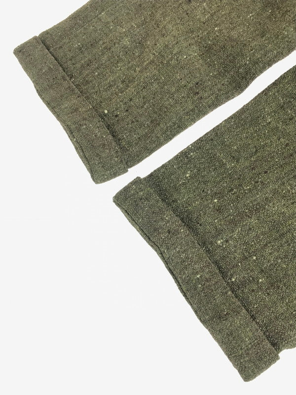 【現状渡し品】【メンズ】 EURO VINTAGE ユーロ ヴィンテージ 40'S-50'S ネップカスリ柄 ボタンフライ スラックスパンツ ボトムス 157-250907-na-18-tag サイズ：表記サイズなし 下記参照 カラー：カーキ系 万代Net店