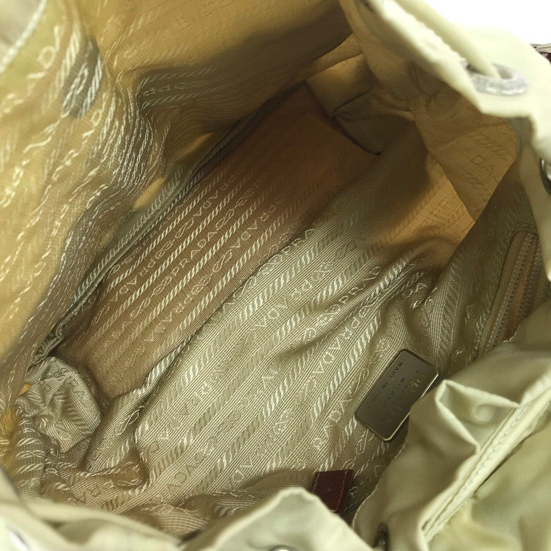【ジャンク品】【レディース】 VELA RUCKSACK B6677 ヴェラ リュックサック デイパック カバン 180-250705-hi-17-tag カラー：アイボリー 万代Net店
