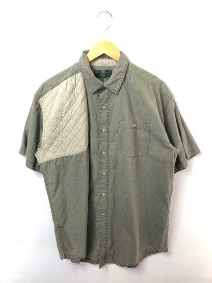 【中古品】【メンズ】 ORVIS オービス 90's COTTON LS SHIRT パッチ付き コットン ロングスリーブ シャツ 長袖シャツ トップス 144-260524-rt-11-tagh サイズ：L カラー：カーキ 万代Net店