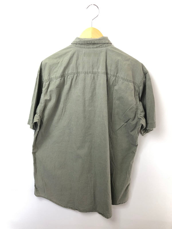 【中古品】【メンズ】 ORVIS オービス 90's COTTON LS SHIRT パッチ付き コットン ロングスリーブ シャツ 長袖シャツ トップス 144-260524-rt-11-tagh サイズ：L カラー：カーキ 万代Net店