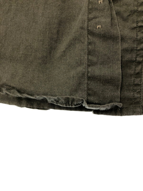 【中古品】【メンズ】 ORVIS オービス 90's COTTON LS SHIRT パッチ付き コットン ロングスリーブ シャツ 長袖シャツ トップス 144-260524-rt-11-tagh サイズ：L カラー：カーキ 万代Net店