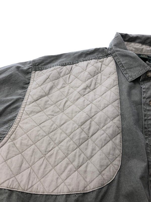 【中古品】【メンズ】 ORVIS オービス 90's COTTON LS SHIRT パッチ付き コットン ロングスリーブ シャツ 長袖シャツ トップス 144-260524-rt-11-tagh サイズ：L カラー：カーキ 万代Net店