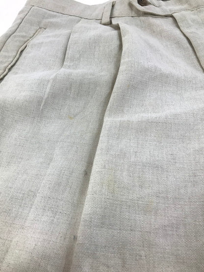 【現状渡し品】【メンズ】 DOCKERS ドッカーズ 90's PLEATED LINEN 2TUCK SLAKS PANTS 90年代 プリーツリネン 2タック スラックス パンツ 157-250618-hi-16-tag カラー：ベージュ 万代Net店
