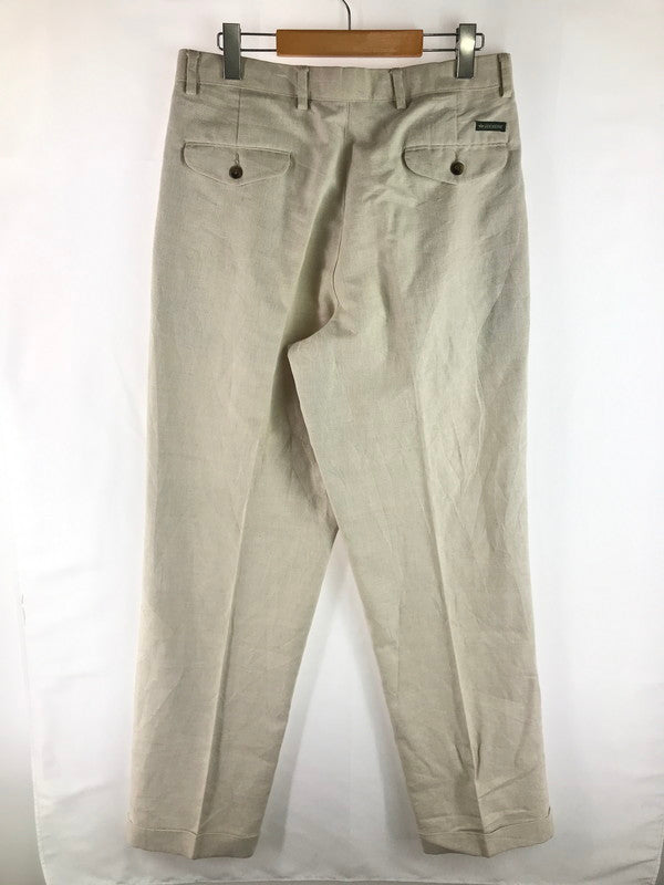 【現状渡し品】【メンズ】 DOCKERS ドッカーズ 90's PLEATED LINEN 2TUCK SLAKS PANTS 90年代 プリーツリネン 2タック スラックス パンツ 157-250618-hi-16-tag カラー：ベージュ 万代Net店