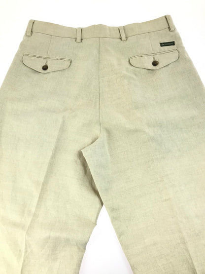 【現状渡し品】【メンズ】 DOCKERS ドッカーズ 90's PLEATED LINEN 2TUCK SLAKS PANTS 90年代 プリーツリネン 2タック スラックス パンツ 157-250618-hi-16-tag カラー：ベージュ 万代Net店