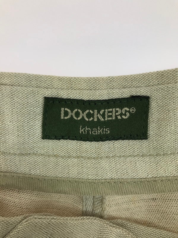 【現状渡し品】【メンズ】 DOCKERS ドッカーズ 90's PLEATED LINEN 2TUCK SLAKS PANTS 90年代 プリーツリネン 2タック スラックス パンツ 157-250618-hi-16-tag カラー：ベージュ 万代Net店