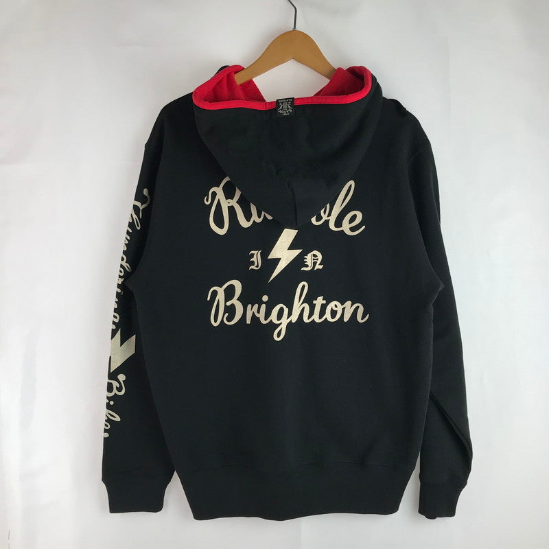 【中古美品】【メンズ】 SAVOY CLOTHING サヴォイ クロージング ZIP SWEAT HOODIE SVY-SW080 ジップ スウェットフーディー パーカー トップス 145-250610-yy-21-tag サイズ：M カラー：ブラック 万代Net店