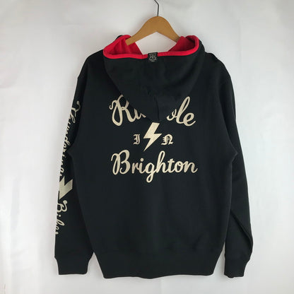 【中古美品】【メンズ】 SAVOY CLOTHING サヴォイ クロージング ZIP SWEAT HOODIE SVY-SW080 ジップ スウェットフーディー パーカー トップス 145-250610-yy-21-tag サイズ：M カラー：ブラック 万代Net店