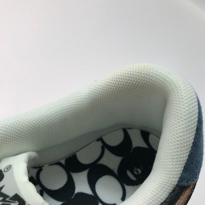 【中古品】【メンズ】 A BATHING APE アベイシングエイプ × COACH コーチ コラボ BAPE STA 1H74-191-901 ベイプスター スニーカー 靴 162-250624-yy-04-tag サイズ：26cm/US8 カラー：BLUE/BROWN 万代Net店