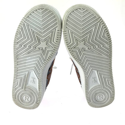 【中古品】【メンズ】 A BATHING APE アベイシングエイプ × COACH コーチ コラボ BAPE STA 1H74-191-901 ベイプスター スニーカー 靴 162-250624-yy-04-tag サイズ：26cm/US8 カラー：BLUE/BROWN 万代Net店
