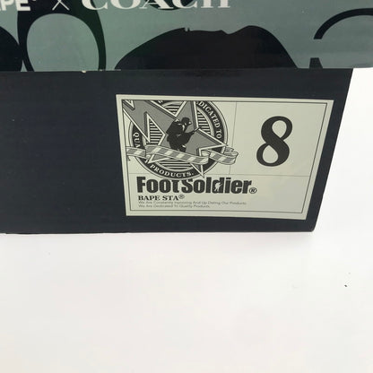 【中古品】【メンズ】 A BATHING APE アベイシングエイプ × COACH コーチ コラボ BAPE STA 1H74-191-901 ベイプスター スニーカー 靴 162-250624-yy-04-tag サイズ：26cm/US8 カラー：BLUE/BROWN 万代Net店