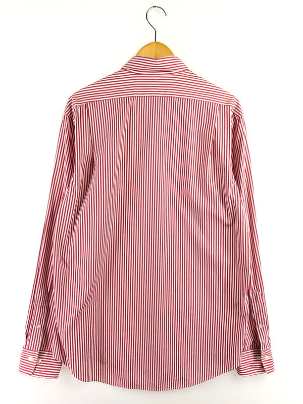 【中古品】【メンズ】 ESTATE CUSTOM FIT STRIPE L/S SHIRT エステート カスタム フィット ストライプ 長袖シャツ トップス 146-260411-rt-25-tag カラー：レッド/ホワイト 万代Net店