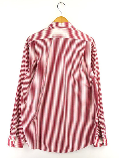 【中古品】【メンズ】 ESTATE CUSTOM FIT STRIPE L/S SHIRT エステート カスタム フィット ストライプ 長袖シャツ トップス 146-260411-rt-25-tag カラー：レッド/ホワイト 万代Net店