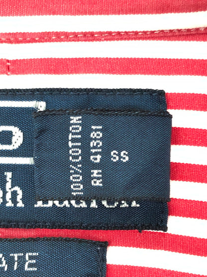 【中古品】【メンズ】 ESTATE CUSTOM FIT STRIPE L/S SHIRT エステート カスタム フィット ストライプ 長袖シャツ トップス 146-260411-rt-25-tag カラー：レッド/ホワイト 万代Net店