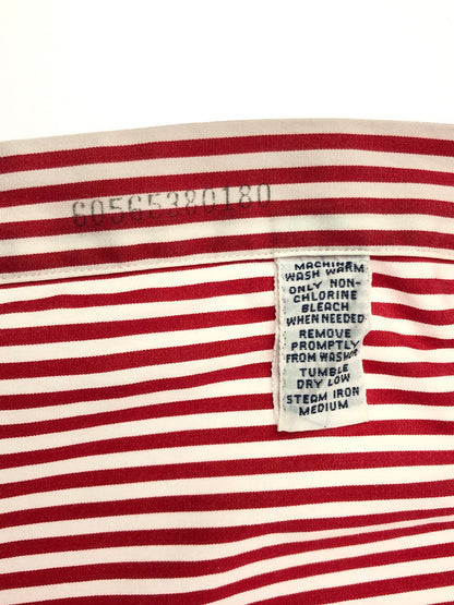 【中古品】【メンズ】 ESTATE CUSTOM FIT STRIPE L/S SHIRT エステート カスタム フィット ストライプ 長袖シャツ トップス 146-260411-rt-25-tag カラー：レッド/ホワイト 万代Net店