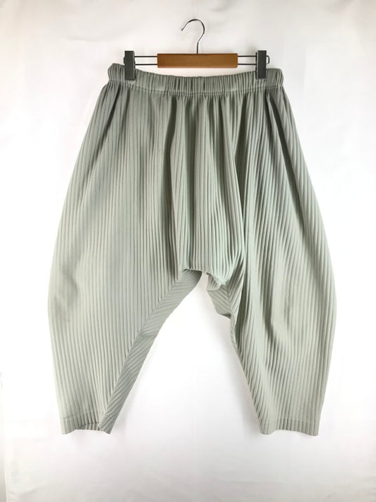 【現状渡し品】【メンズ】 HOMME PLISSE ISSEY MIYAKE オム プリッセ イッセイミヤケ PLEATED SAROUEL PANTS HP83JF112 プリーツ サルエルパンツ ボトムス 151-250618-hi-11-tag カラー：ホワイト系 万代Net店
