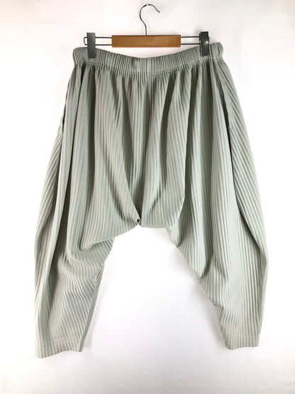 【現状渡し品】【メンズ】 HOMME PLISSE ISSEY MIYAKE オム プリッセ イッセイミヤケ PLEATED SAROUEL PANTS HP83JF112 プリーツ サルエルパンツ ボトムス 151-250618-hi-11-tag カラー：ホワイト系 万代Net店