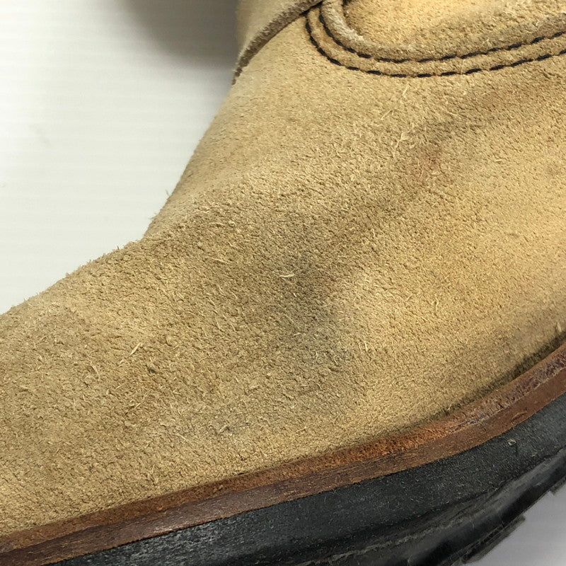 【中古品】【メンズ】 RED WING レッドウィング ENGINEER BOOTS 8268 エンジニアブーツ シューズ 靴 164-250704-yy-09-tag サイズ：25cm/US7D カラー：ベージュ 万代Net店