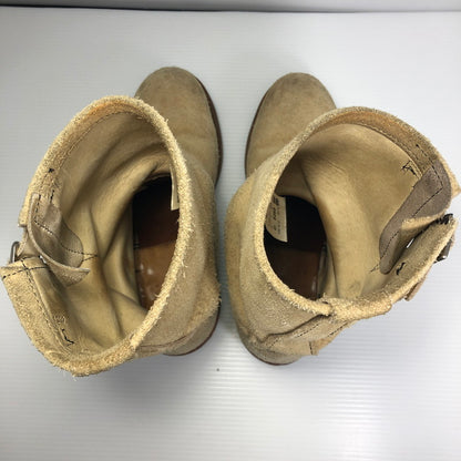 【中古品】【メンズ】 RED WING レッドウィング ENGINEER BOOTS 8268 エンジニアブーツ シューズ 靴 164-250704-yy-09-tag サイズ：25cm/US7D カラー：ベージュ 万代Net店